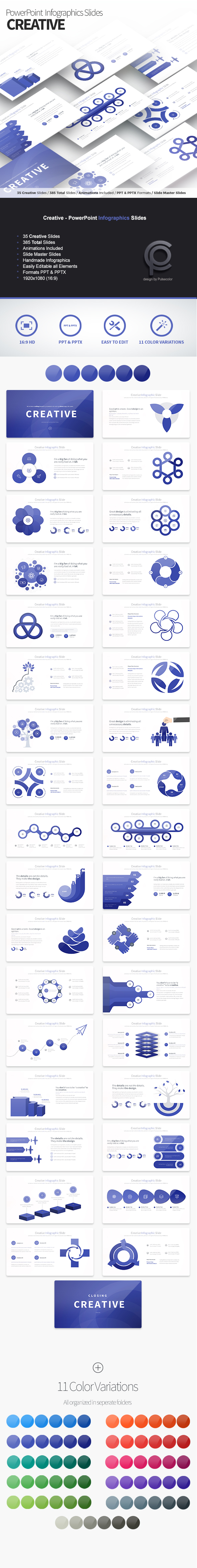 Creative - PowerPoint Infographics Slides - Creative PowerPoint Templates