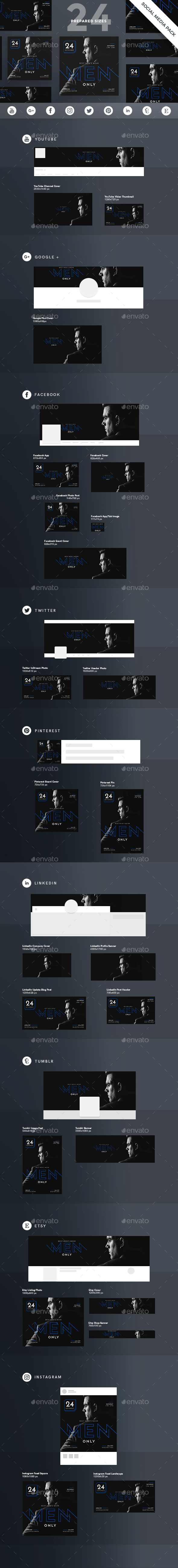 Men's Wearhouse Social Media Pack - Miscellaneous Social Media