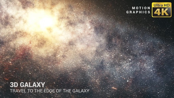 3D Galaxy | Travel to the Edge of the Galaxy 4K