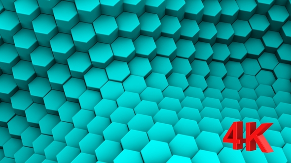 Hexagons Formed A Wave alt