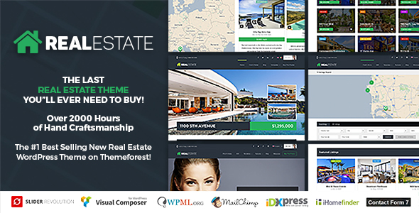 Real Estate 7 - Real Estate WordPress Theme