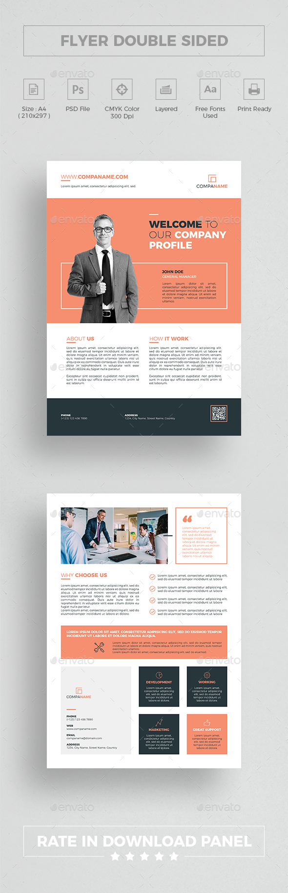 Flyer Double Sided - Corporate Flyers