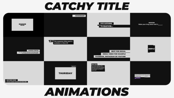 Catchy Title Animations
