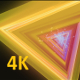 VJ VHS 80's Neon Colorful Triangle Tunnel - VideoHive Item for Sale
