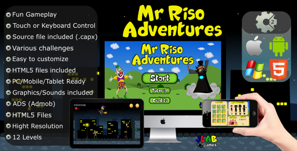 Mr. Riso Adventures - CodeCanyon 21602298