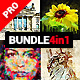 Abstractum - 4in1 Photoshop Actions Bundle - $16.00 Abstractum - 4in1 Photoshop Actions Bundle