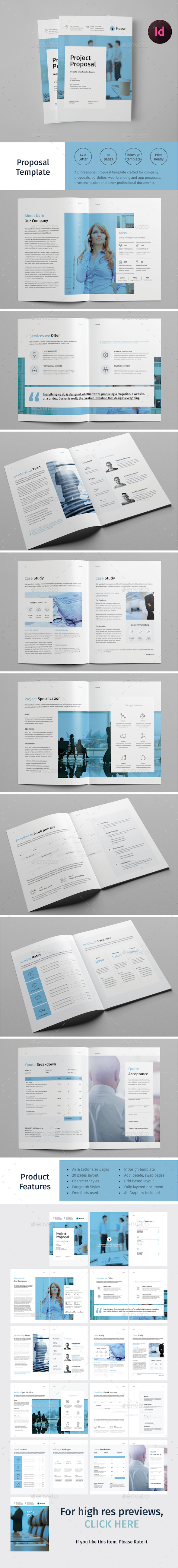 Project Proposal Template - Proposals & Invoices Stationery