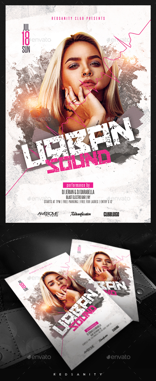 Urban Sound Flyer - Clubs & Parties Events