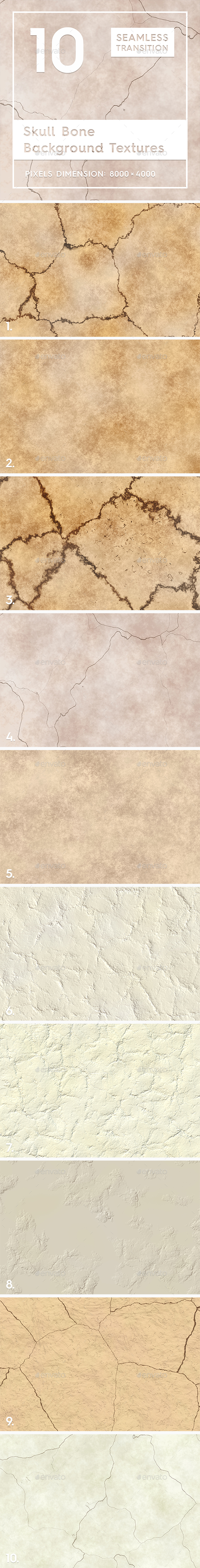 10 Skull Bone Background Textures - Nature Backgrounds