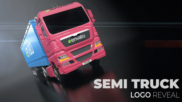 Semi Truck Logo Reveal