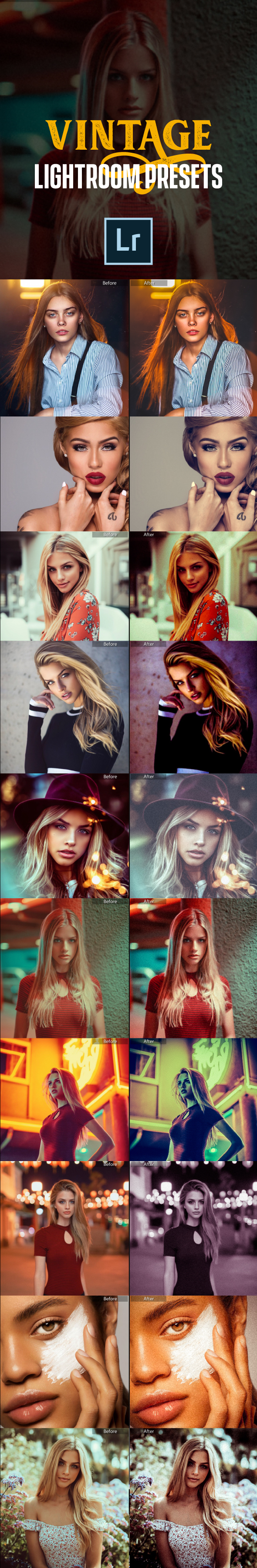 16 Vintage Lightroom Presets - Vintage Lightroom Presets