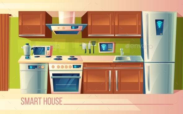 Vector Smart House, Wireless Control of Kitchen - Communications Technology