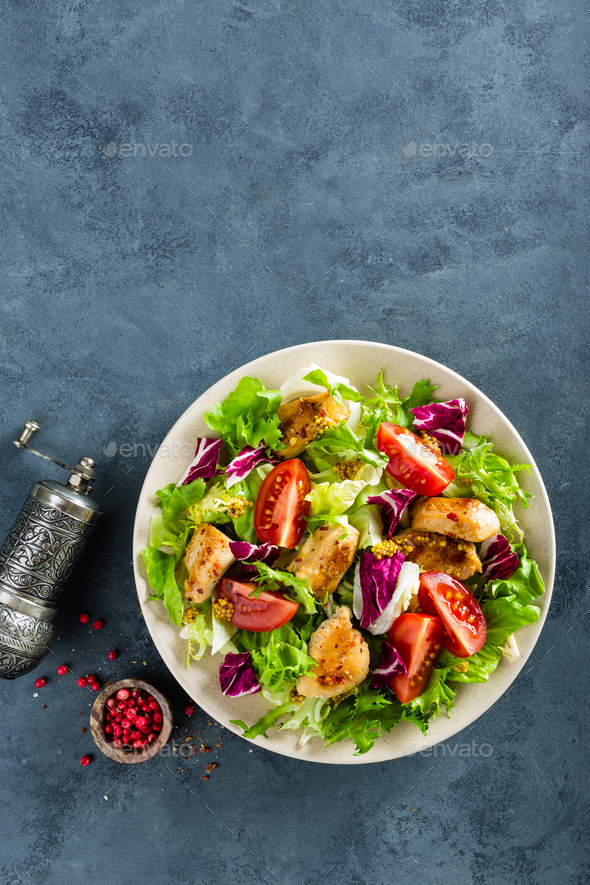 Fresh vegetable salad - Stock Photo - Images