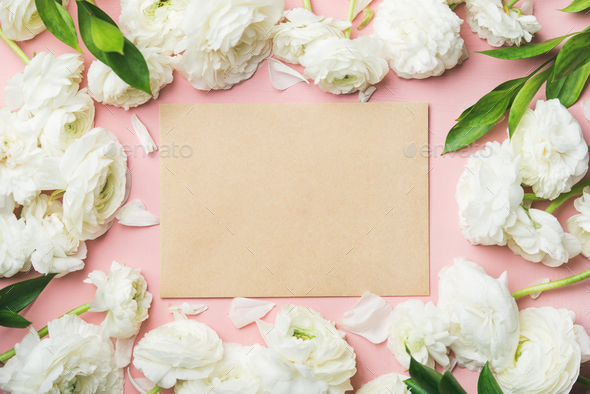 Saint Valentines Day frame or background, copy space - Stock Photo - Images
