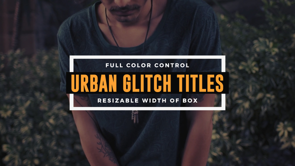 Urban Glitch Titles - VideoHive 21608085