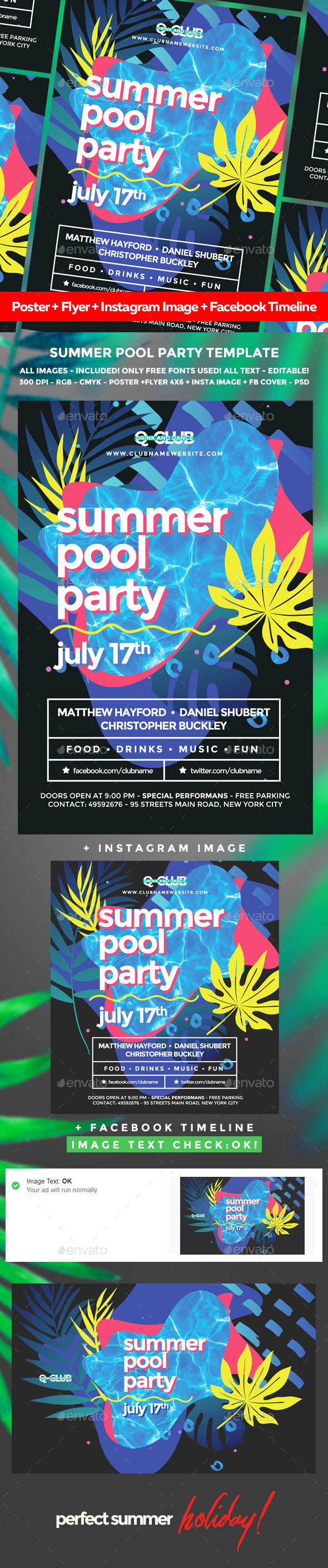 Summer Flyer - Clubs & Parties Events