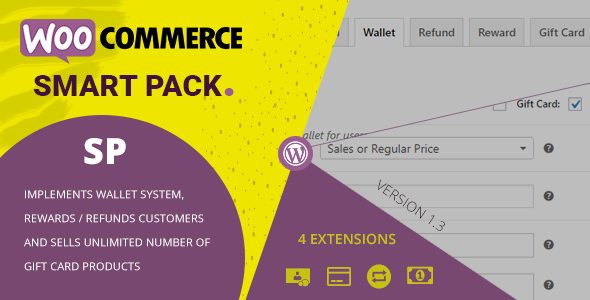 WooCommerce Smart Pack - Gift Card, Wallet, Refund & Reward - CodeCanyon Item for Sale