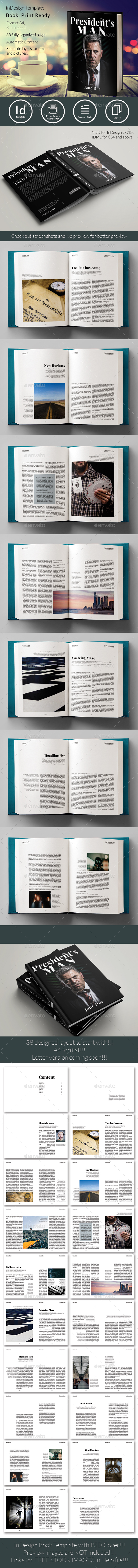 Book Template No 4 - Print Templates