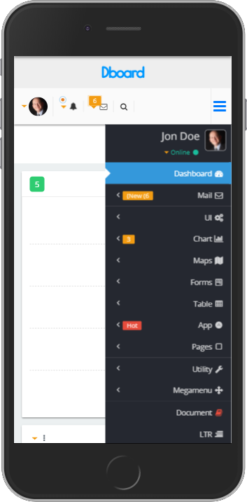Dashboard Menu - Bootstrap4 Admin Dashboard Menu Full Responsive by ...