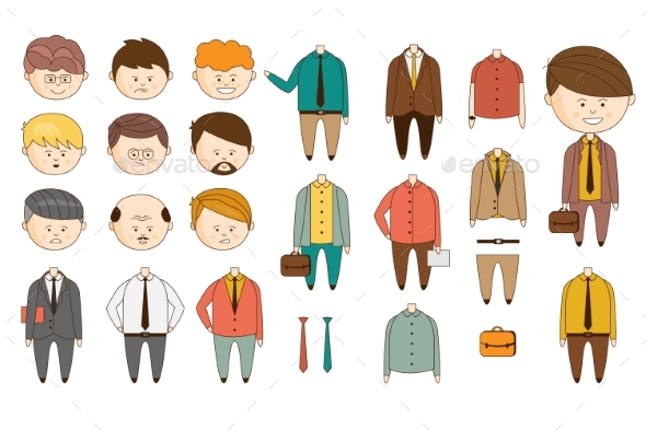 Man Character Constructor - People Characters