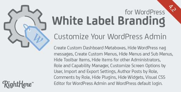 White Label Branding for WordPress - CodeCanyon Item for Sale
