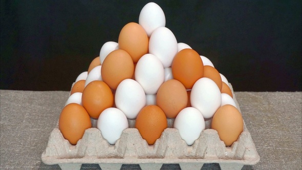 White Eggs And Brown Eggs