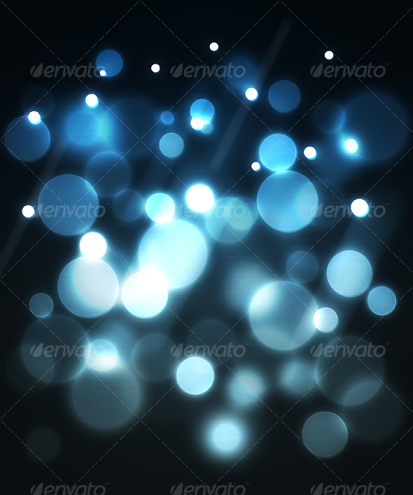 Blue fiber optic abstract background. - Backgrounds Graphics