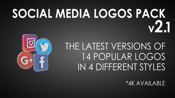 Social Media Logos Pack (4K)