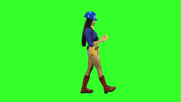 Girl Carries a Brick alt