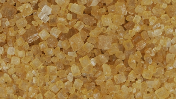 Brown Sugar From Sugar Cane,rotating