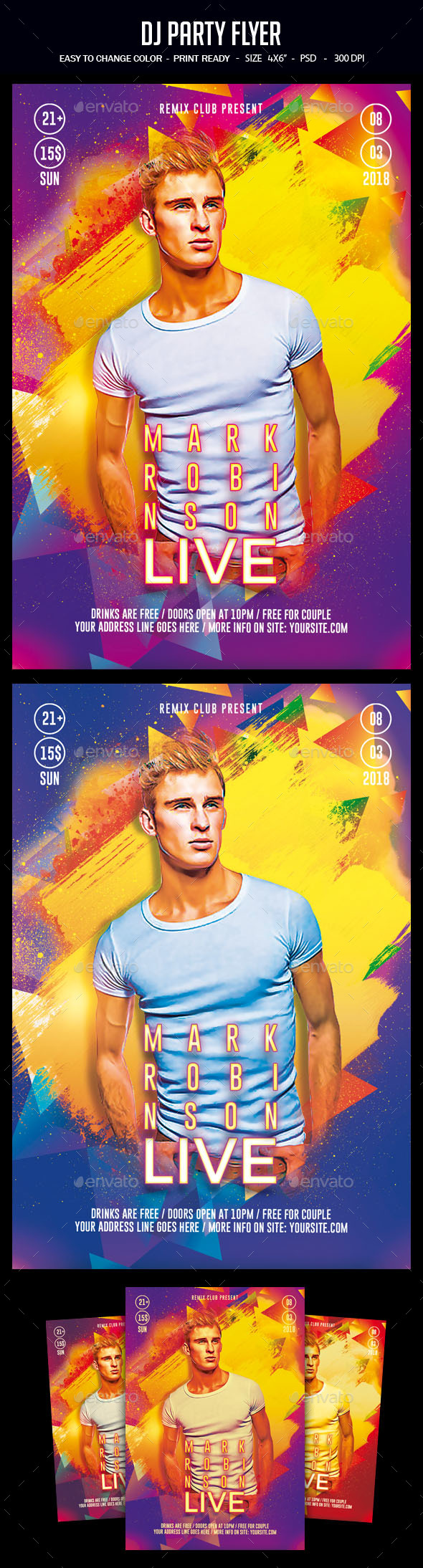 Dj Party Flyer - Clubs & Parties Events