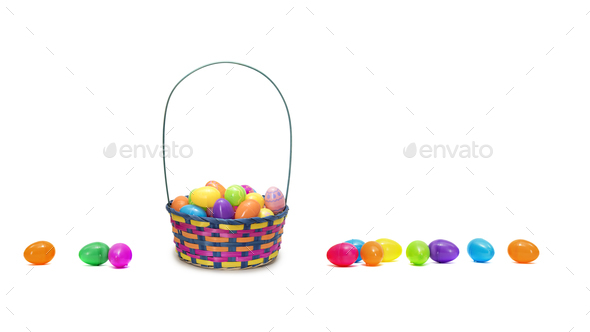Easter basket - Stock Photo - Images