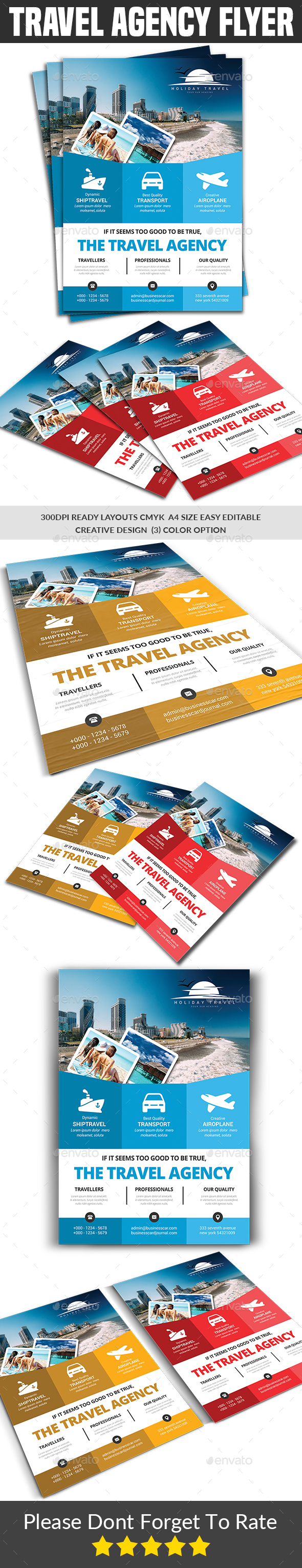 Travel Agency Flyer - Corporate Flyers