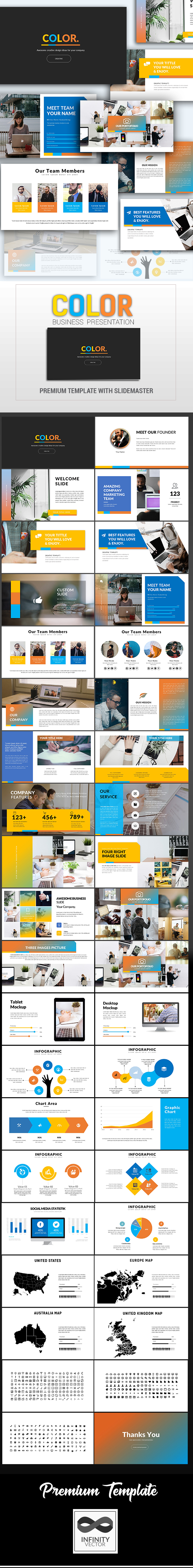 Color Multipurpose Presentation Keynote - Keynote Templates Presentation Templates