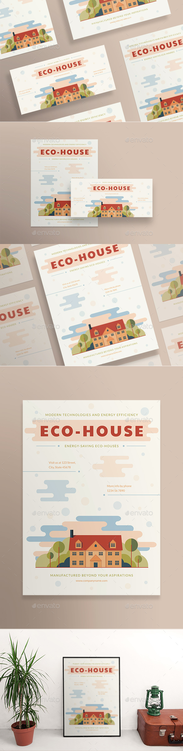 Eco House Flyers - Corporate Flyers