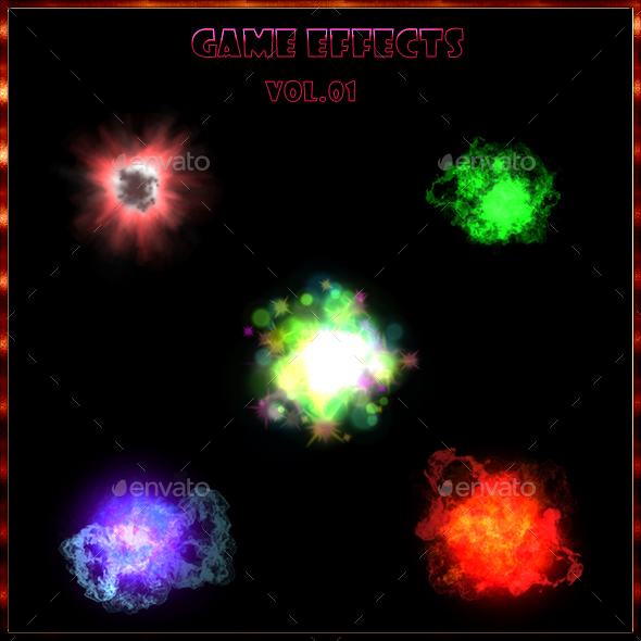 Game Effect Vol 01 - Sprites Game Assets