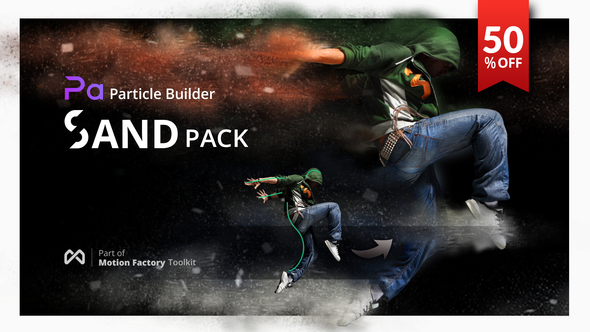 Videohive Particle Builder | Sand Pack: Dust Sand Storm Disintegration Effect Vfx Generator 21088788