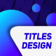 Modern Titles Design - VideoHive Item for Sale