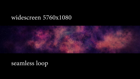 Rotating Nebula Widescreen