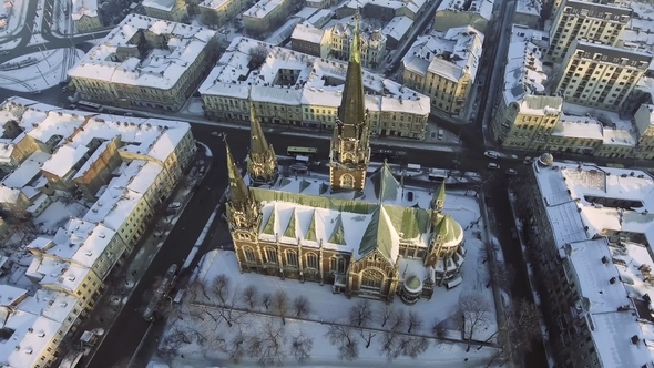 Church of Saints Olga and Elizabeth in Lviv (Ukraine)
