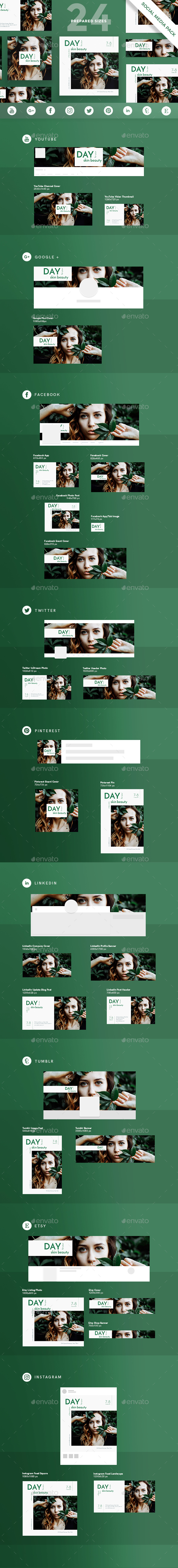 Beauty Salon Social Media Pack - Miscellaneous Social Media