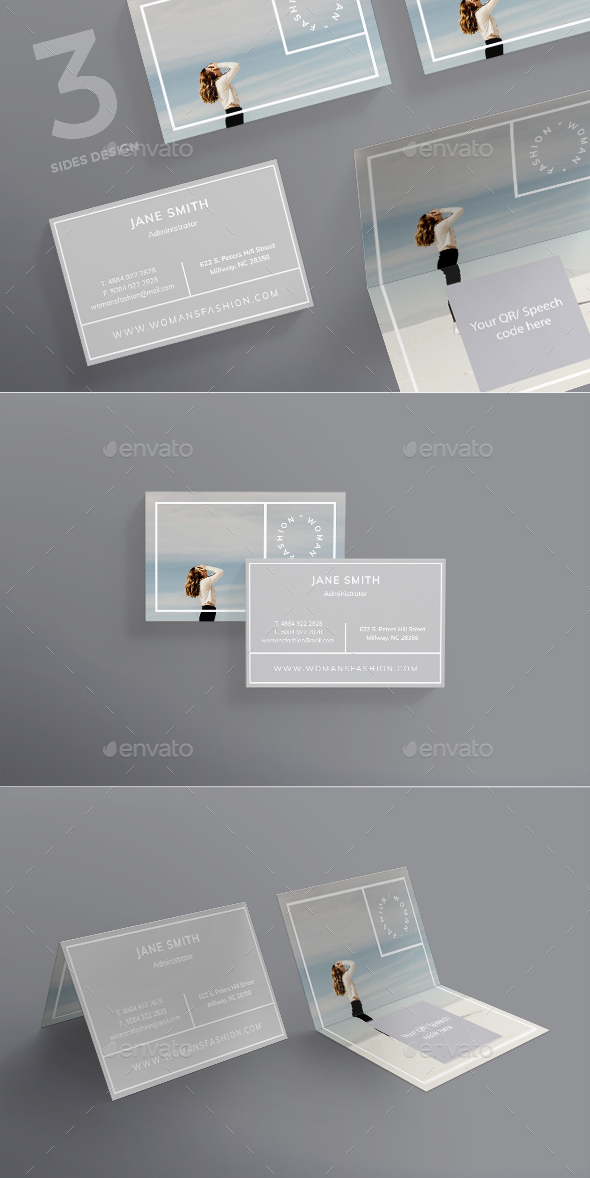 Women Fashion Business Card - Corporate Business Cards