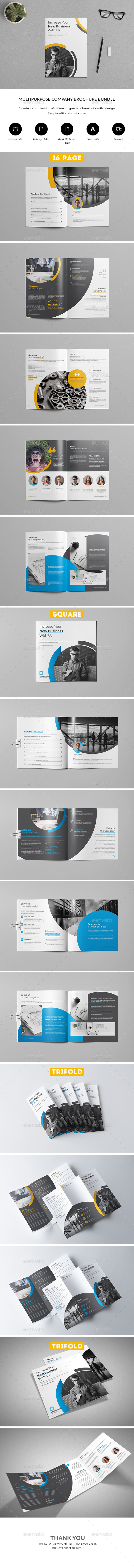 Company Profile Brochure Bundle - Corporate Brochures