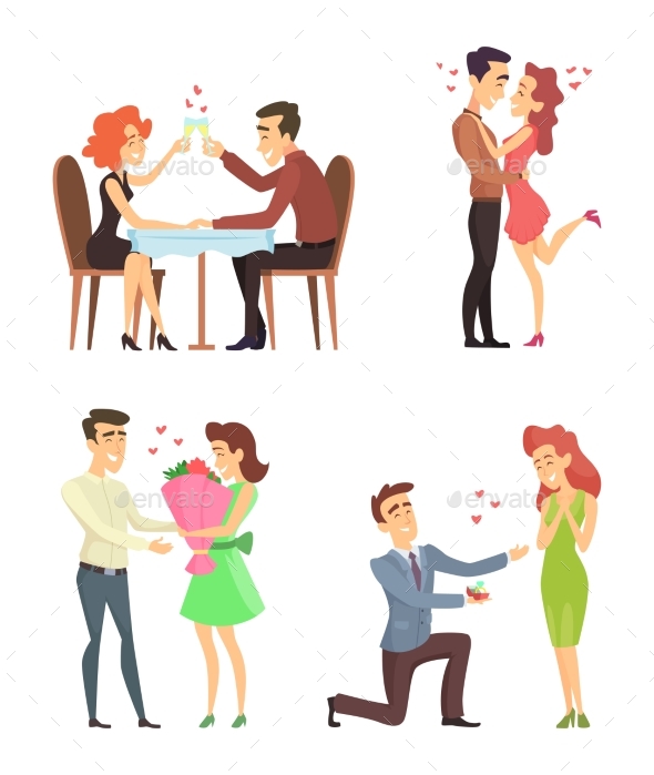 Lovely Couples. - People Characters