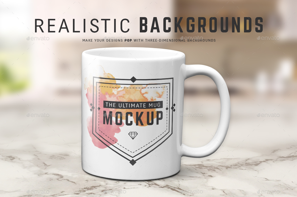 11 Oz Full Wrap Mug Mockup Templates By Ultimatemockups Graphicriver