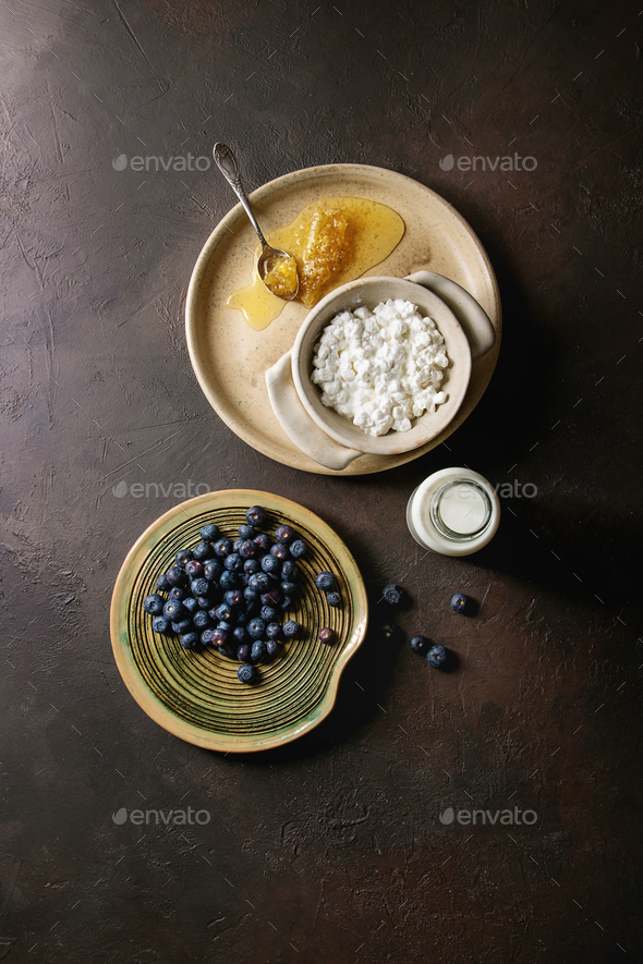 Homemade cottage cheese - Stock Photo - Images