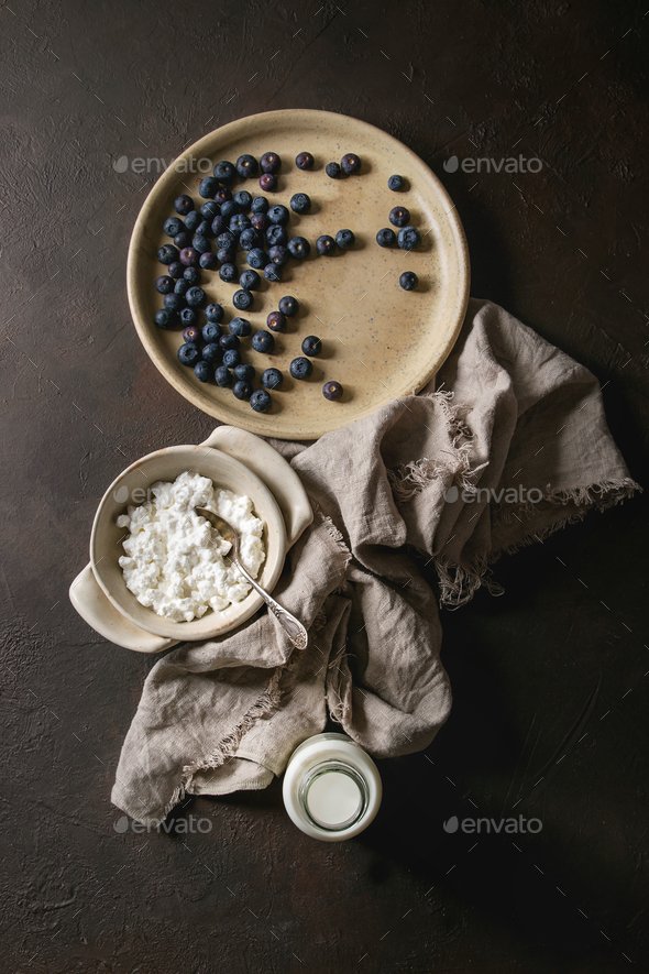 Homemade cottage cheese - Stock Photo - Images