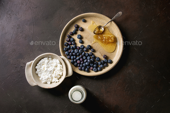 Homemade cottage cheese - Stock Photo - Images