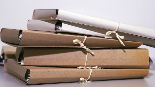 Financial Documents In Folders alt