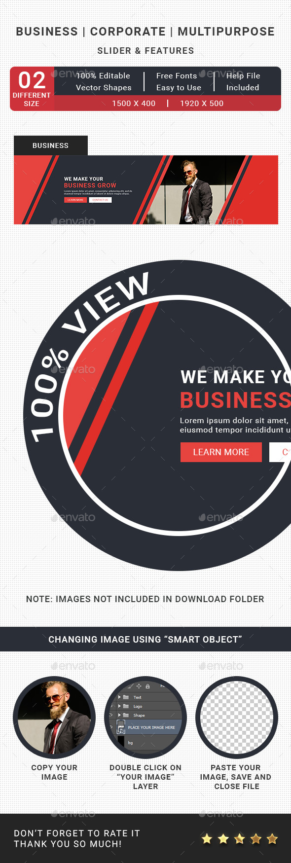 Business Slider - Sliders & Features Web Elements